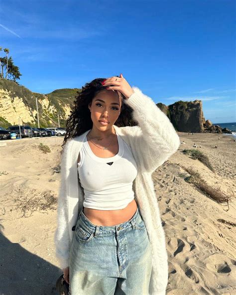 jordyn woods nipple|Jordyn Woods shows off her toned body in a barely。